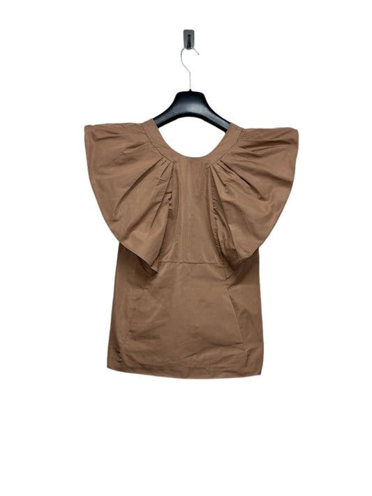MARNI top with pleated oversized shoulders and pockets on the side (XS)