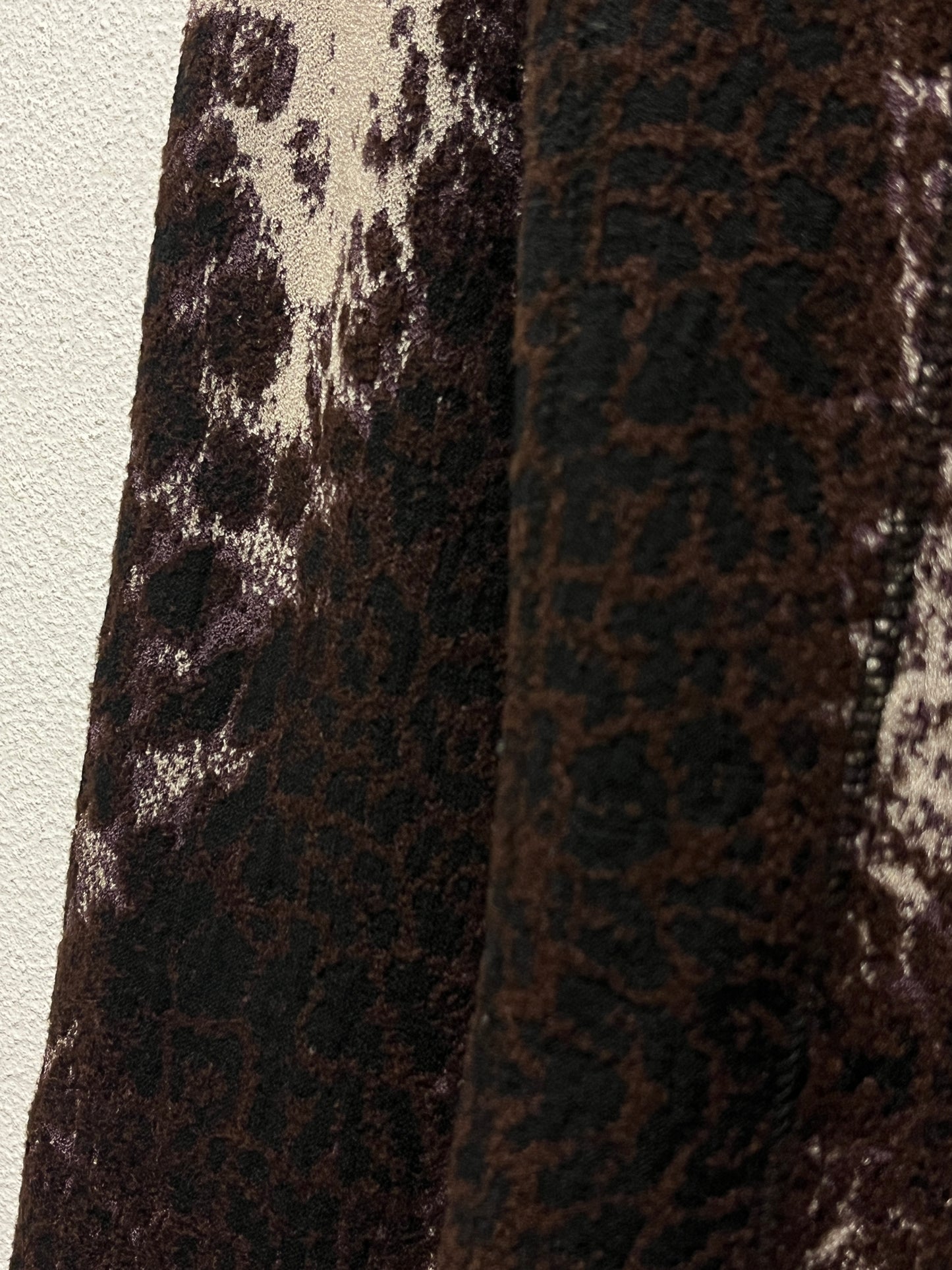 ROBERTO CAVALLI wool abstract brown twin Set (L)