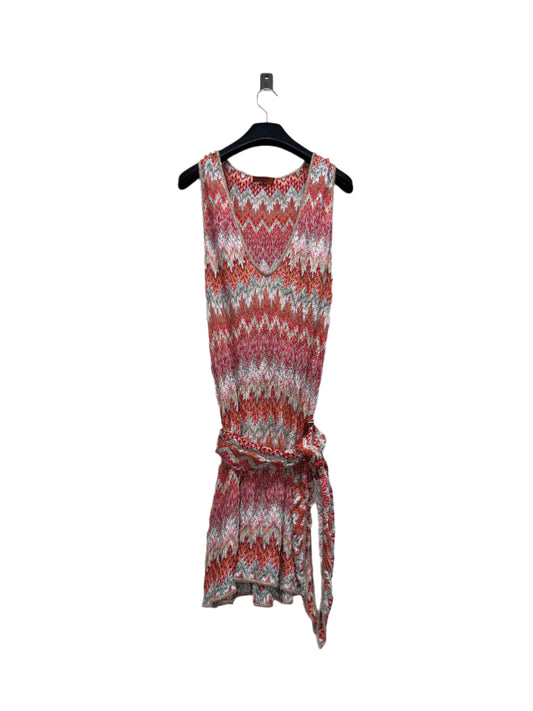 MISSONI belted knit-crochet dress (L)