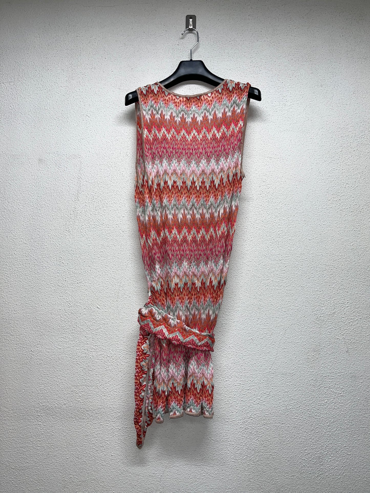 MISSONI belted knit-crochet dress (L)