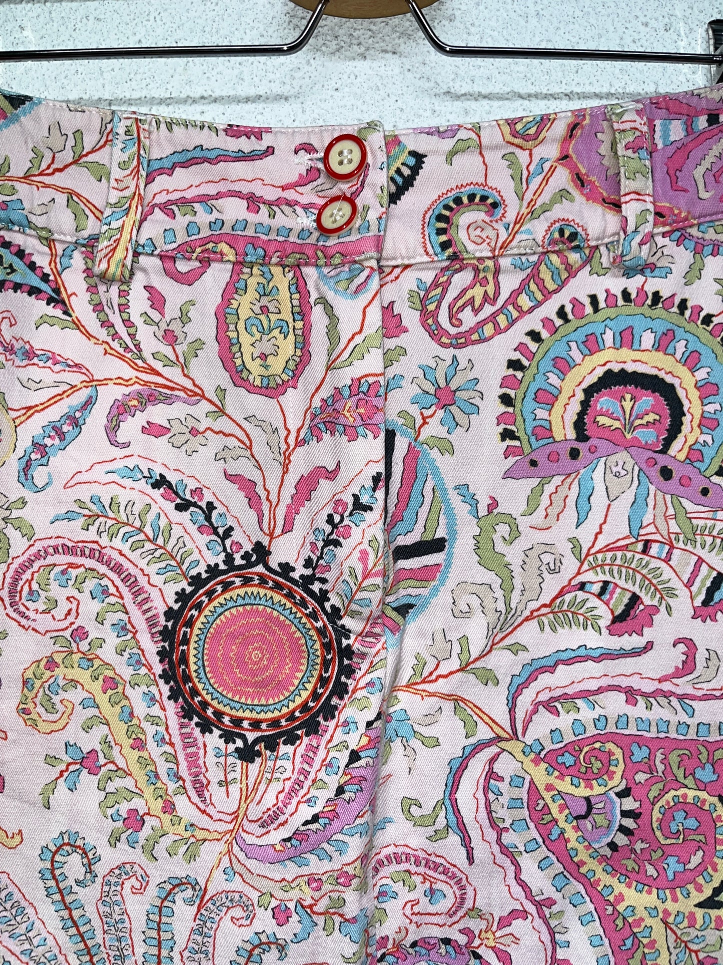 ETRO ethnic pattern pink mini Skirt (XS)