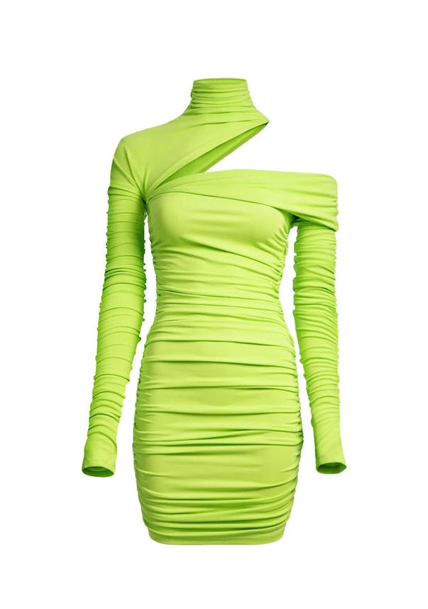 MUGLER asymmetrical mini dress (M)