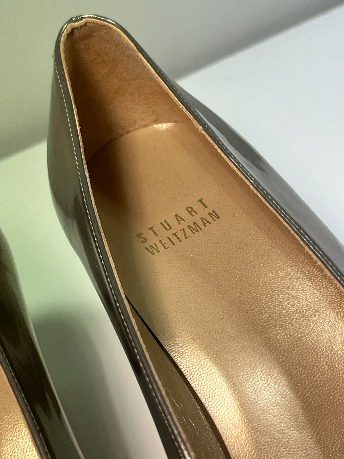 STUART WEITZMAN silver classic pumps (38.5)