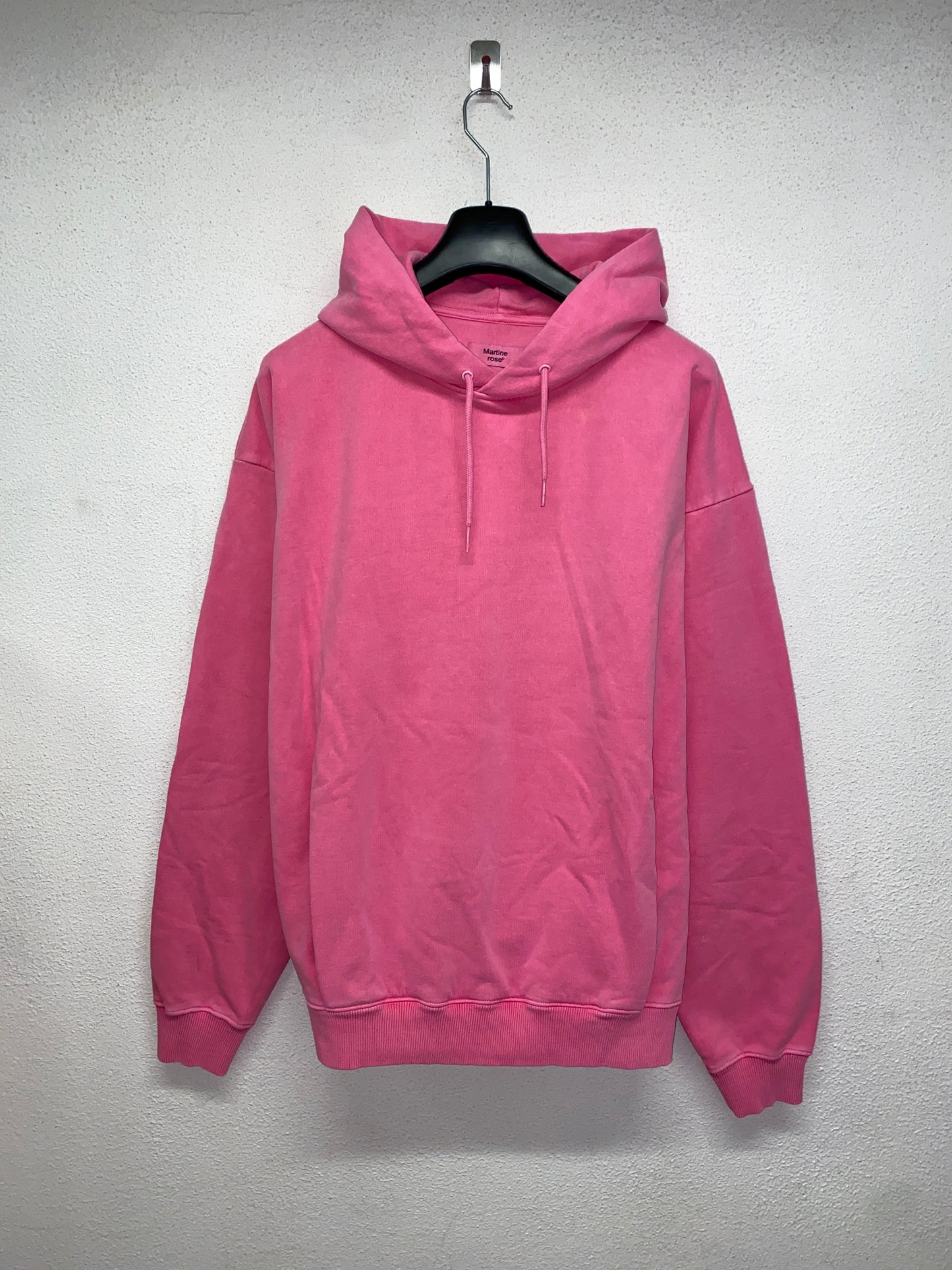 MARTINE ROSE pink graphic hoodie (XL)