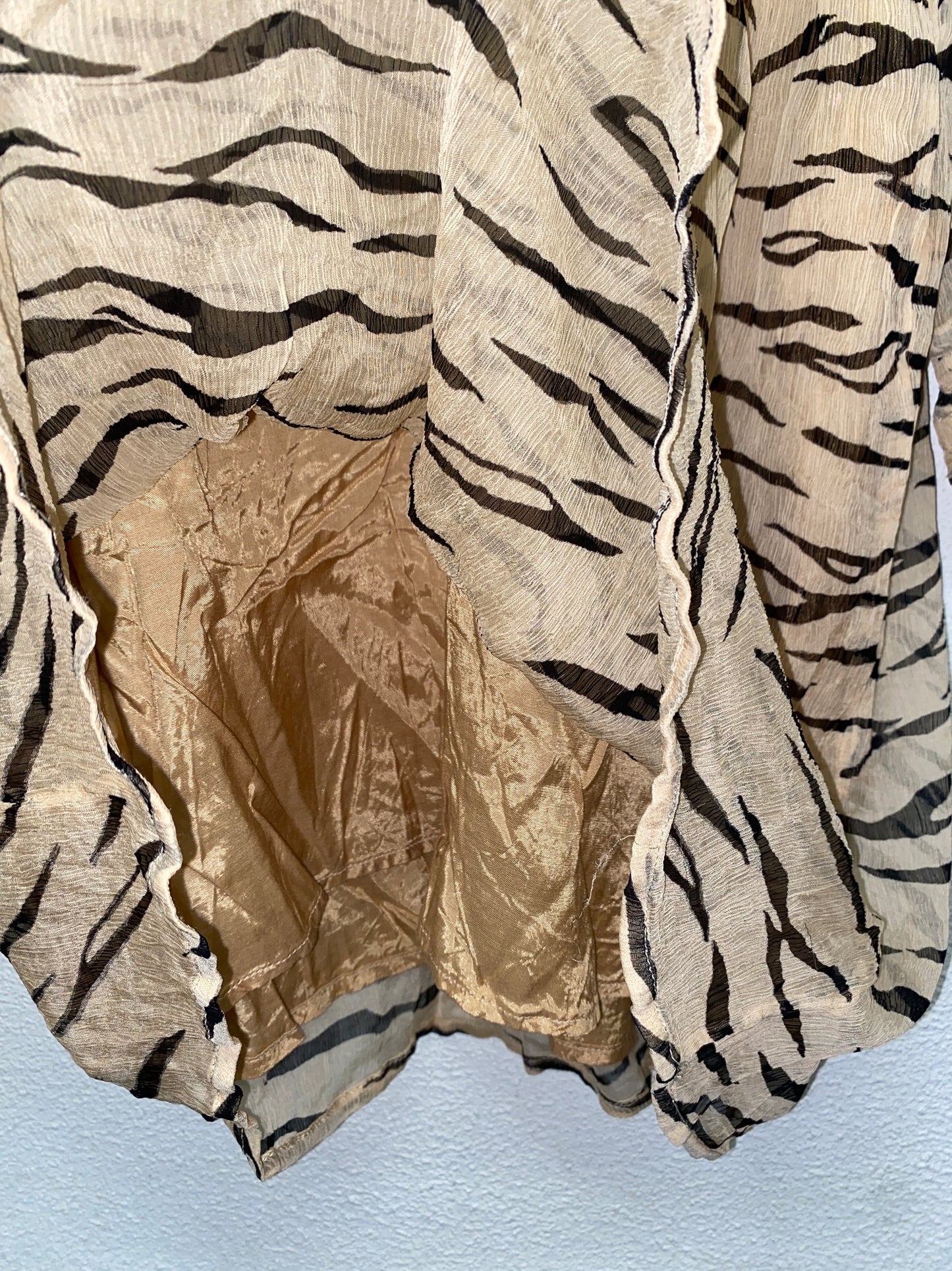 GANNI leopard print dress (XS)