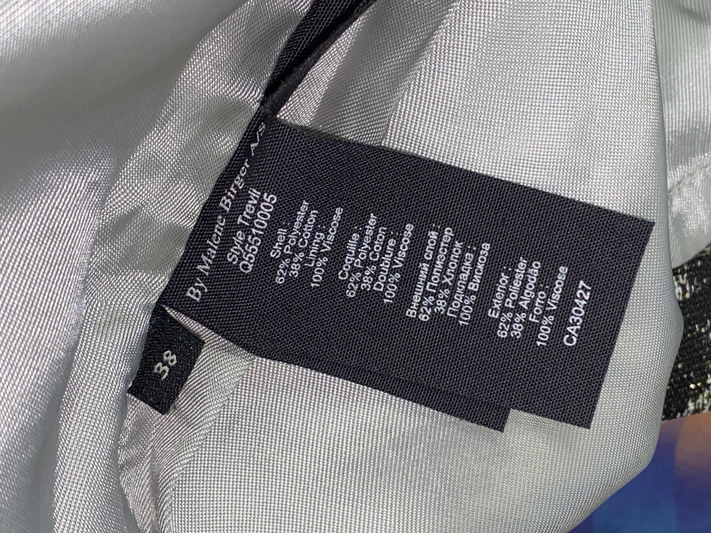 BY MALENE BIRGER pattern skirt (38/M)