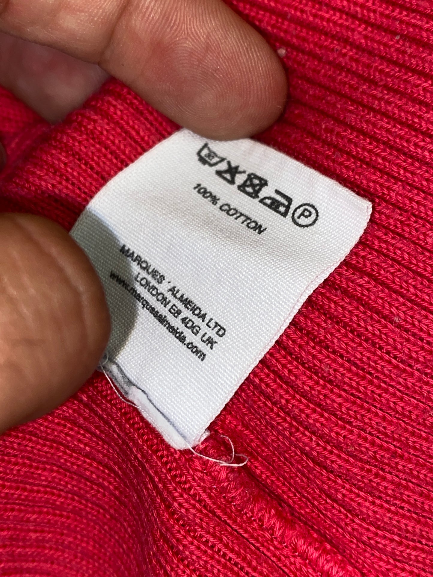 MARQUES/ALMEIDA turtleneck opened top (XS)