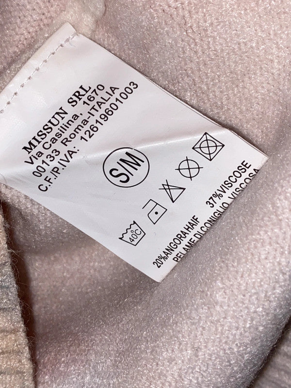 VINTAGE y2k faded print knit light sweater (S/M)