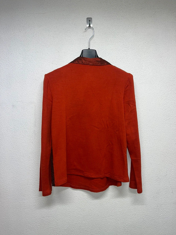 VINTAGE 70s longsleeve top with attached blazer (M/L)