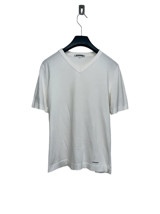 JIL SANDER white cotton tee (M/L)