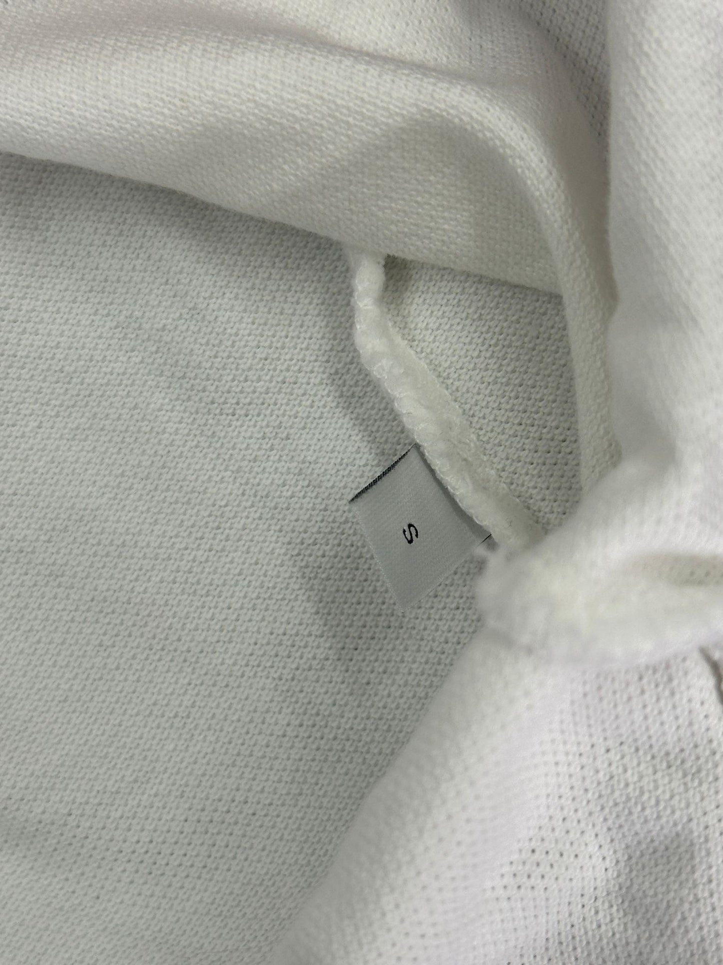 JW ANDERSON white cotton polo (L)