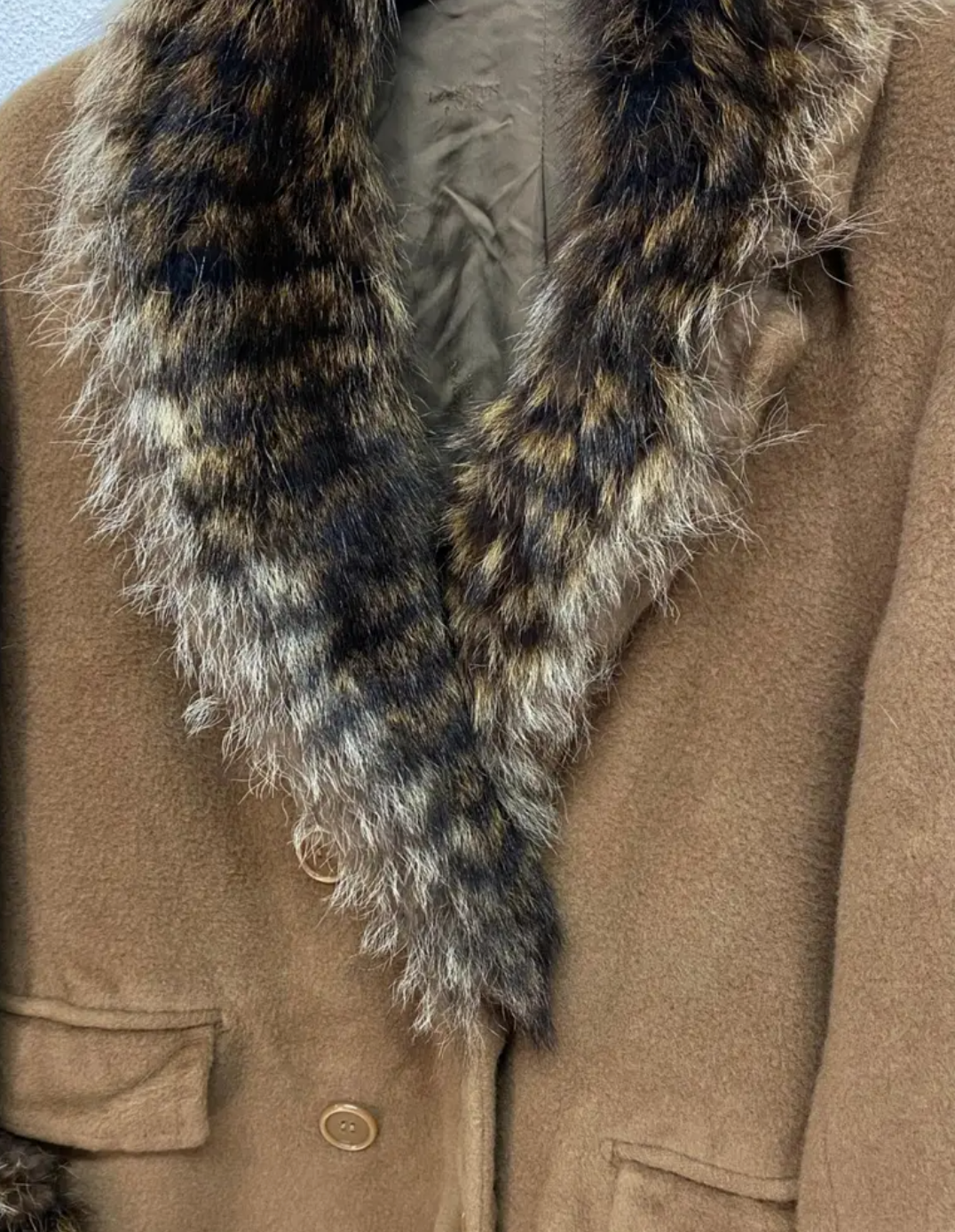 LANVIN Fur and wool Jacket (M)