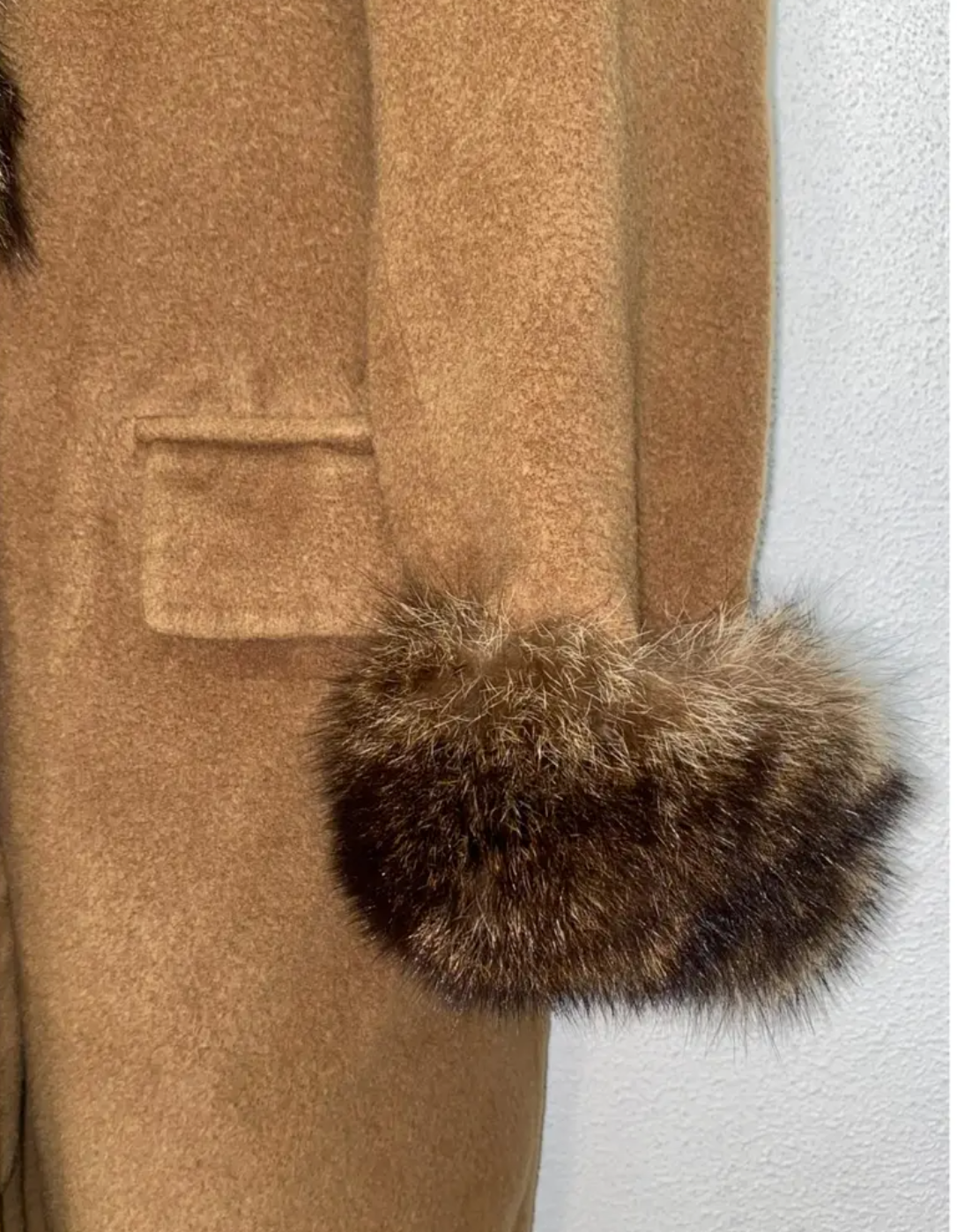 LANVIN Fur and wool Jacket (M)