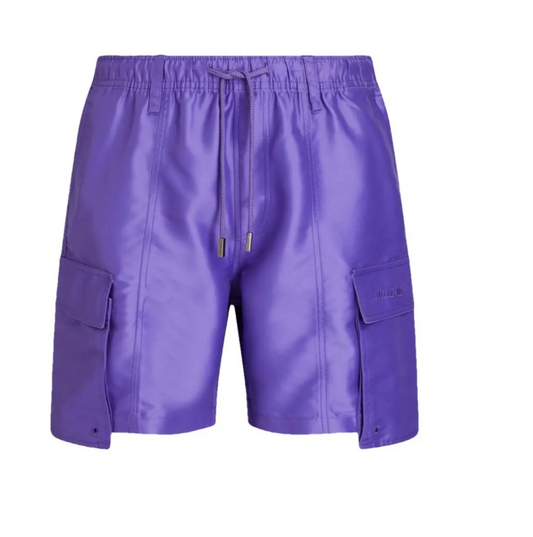 JACQUEMUS purple cargo shorts (L)