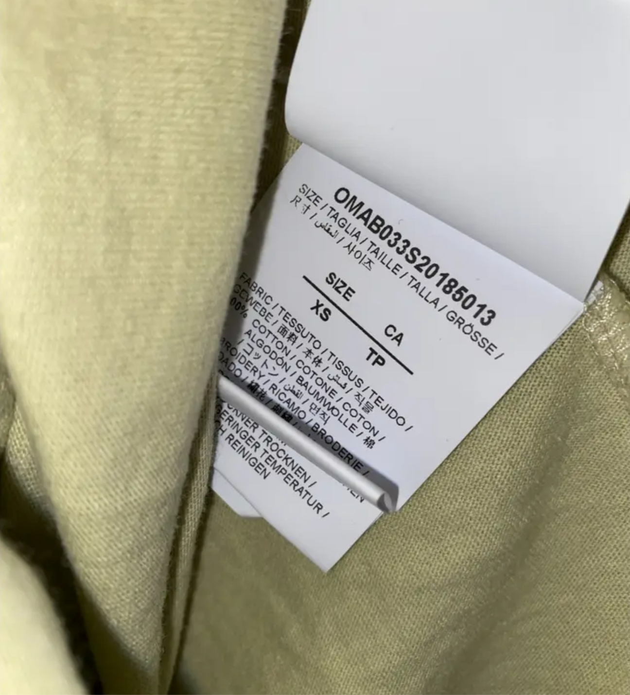 OFF-WHITE double layer hoodie (S)