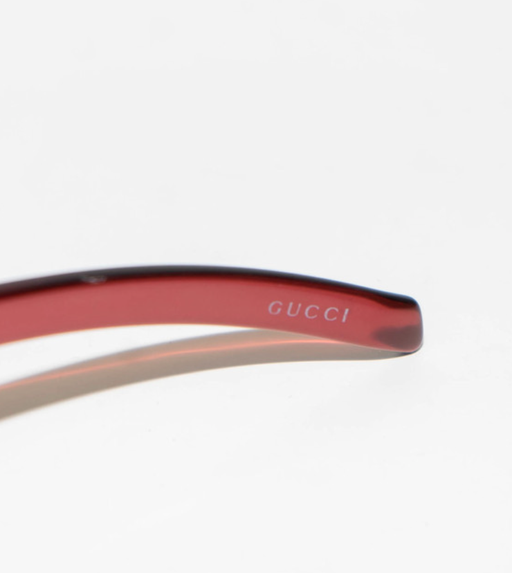 GUCCI red sunglasses