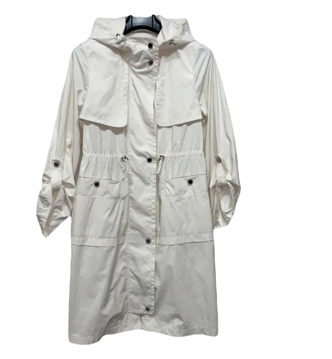 MAX MARA Studio white trench coat