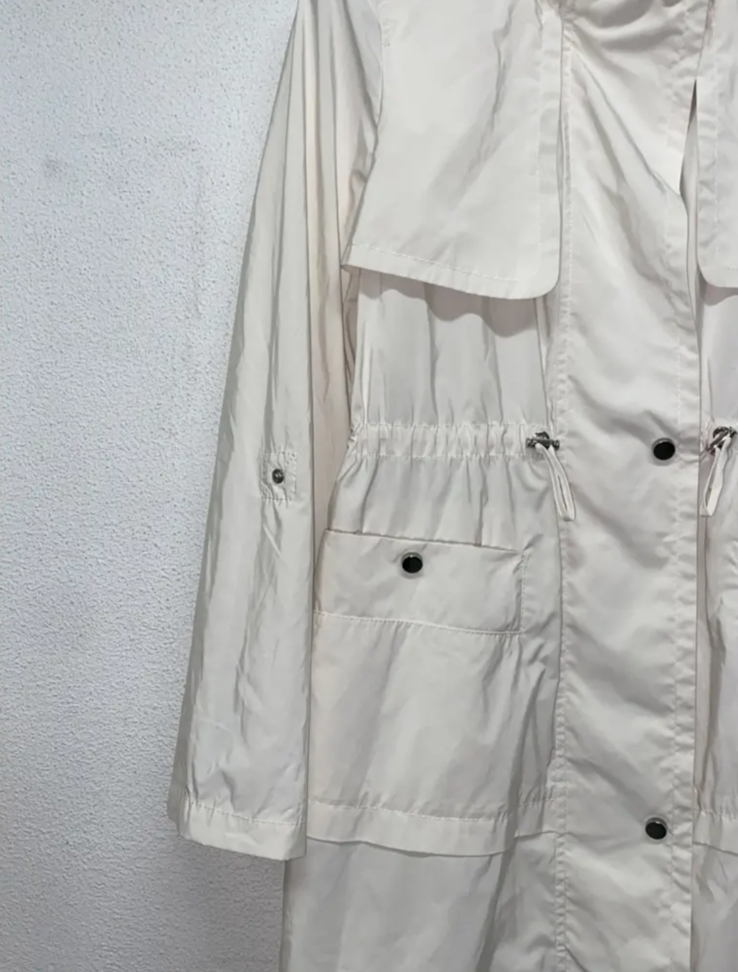 MAX MARA Studio white trench coat