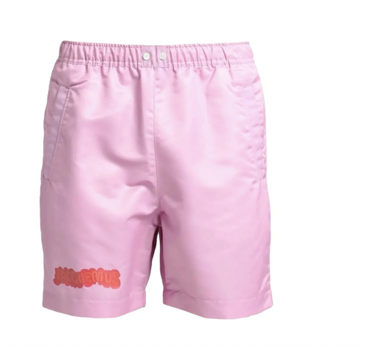 JACQUEMUS pink swimming shorts (M)