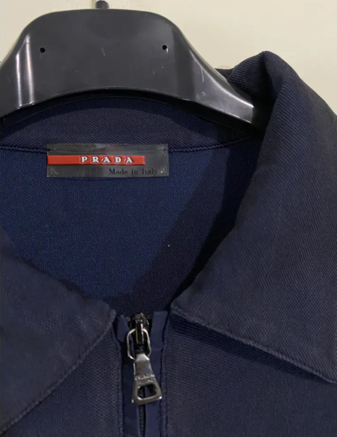 PRADA navy polo (S)