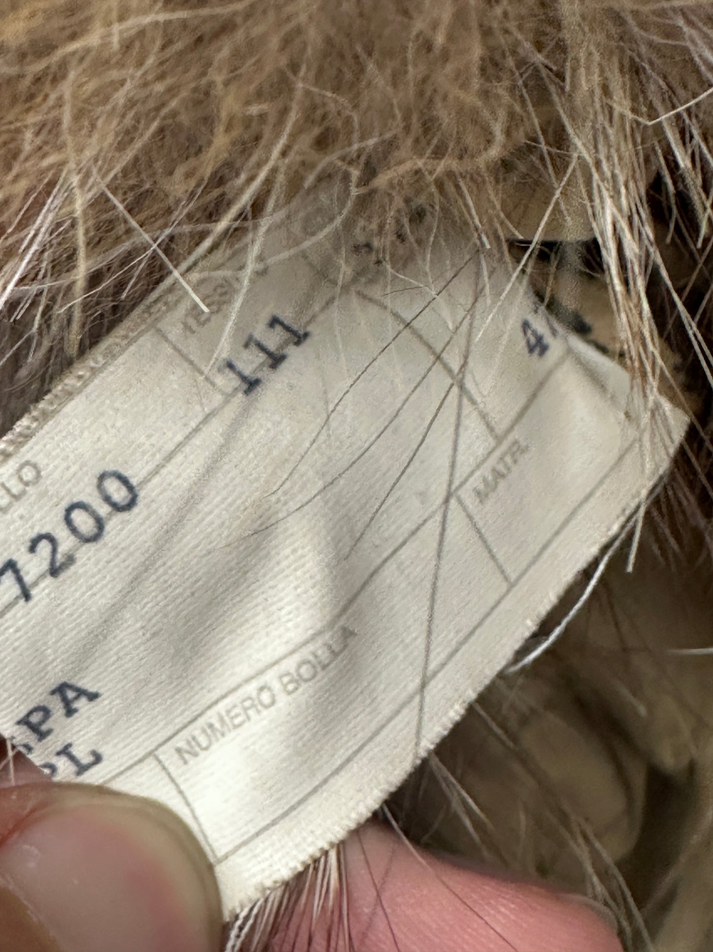 VINTAGE  puffer jacket with fur collar (M)