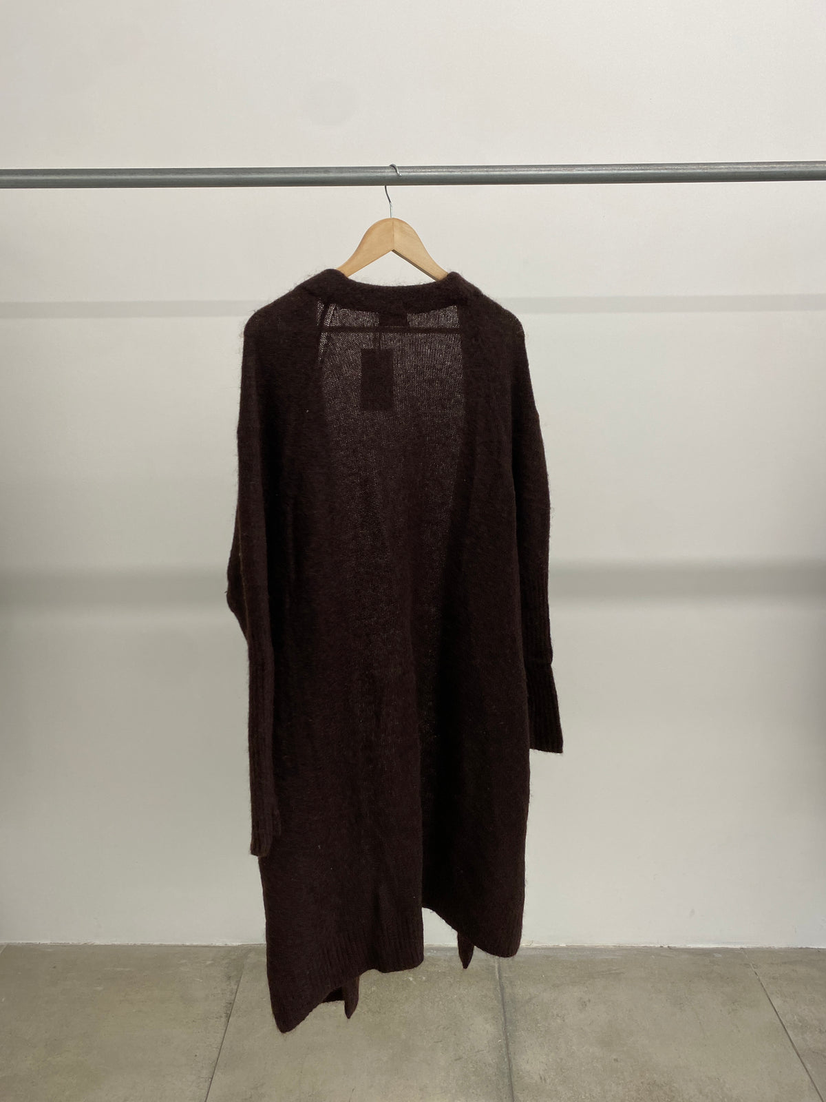 Acne Studios AW18 Raya Mohair brown wool cardigan (XS)