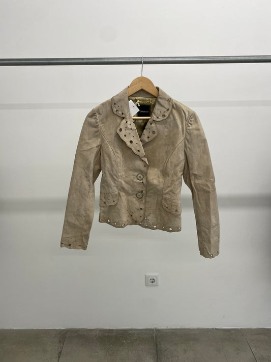 Ferrache Vintage leather jacket (M)