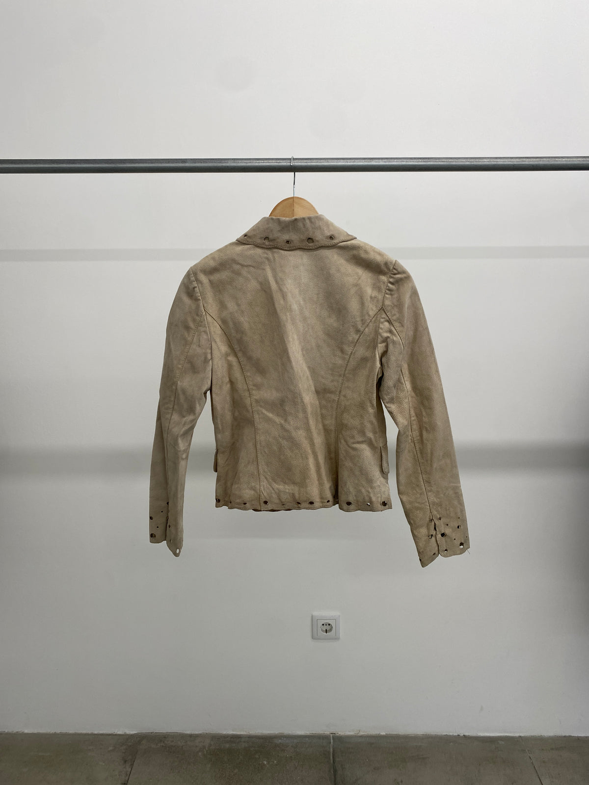 Ferrache Vintage leather jacket (M)