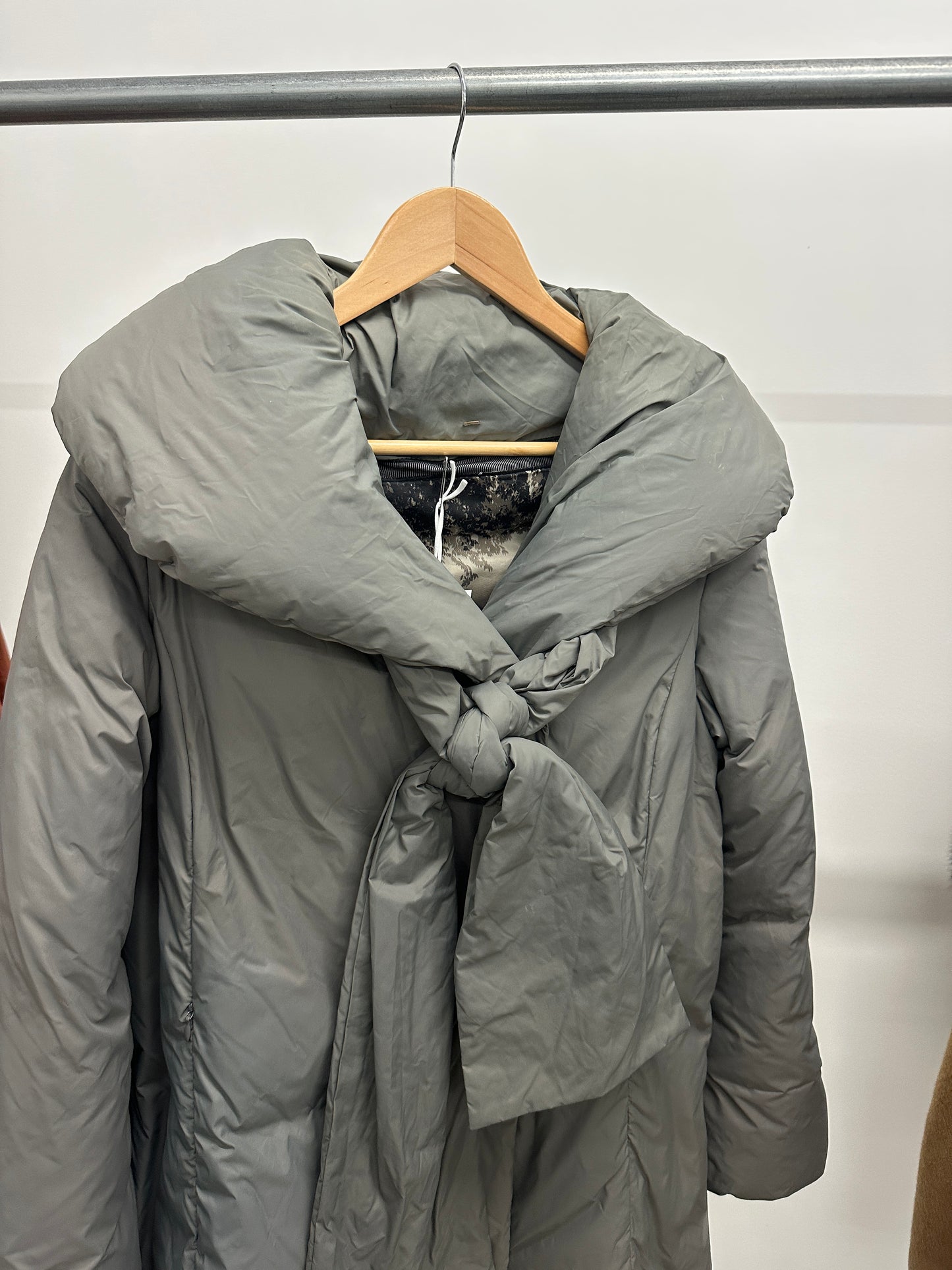 COP COPINE long grey puffer jacket (S)