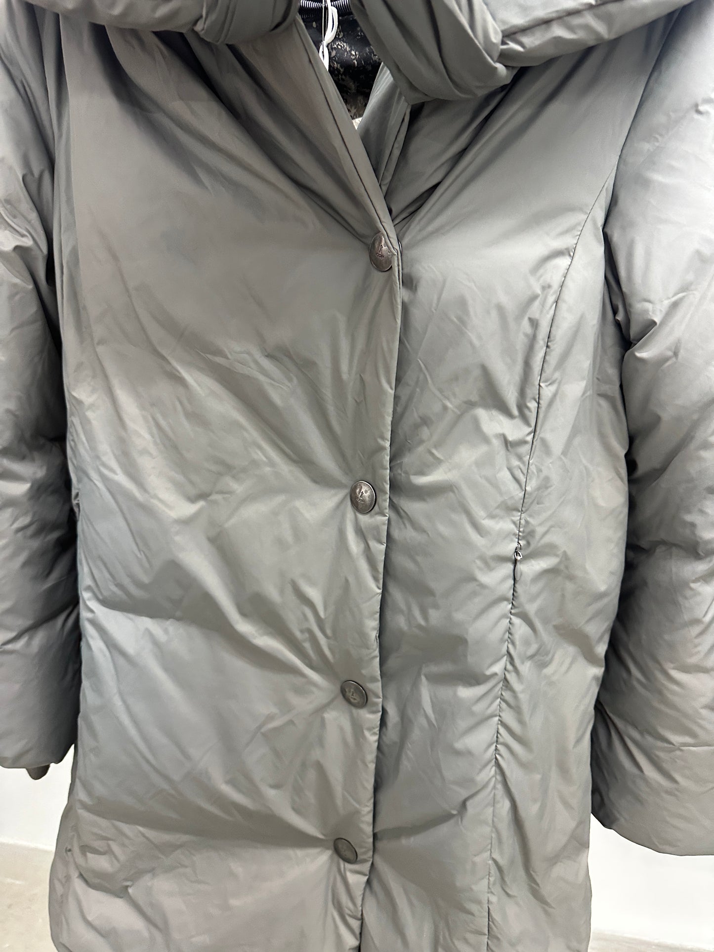 COP COPINE long grey puffer jacket (S)