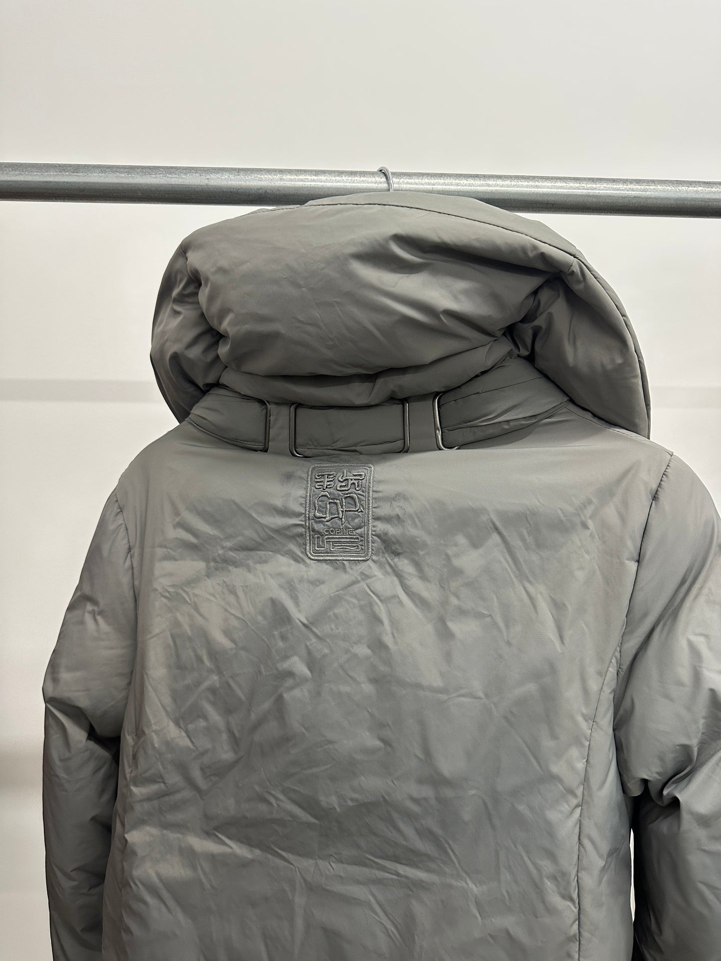 COP COPINE long grey puffer jacket (S)