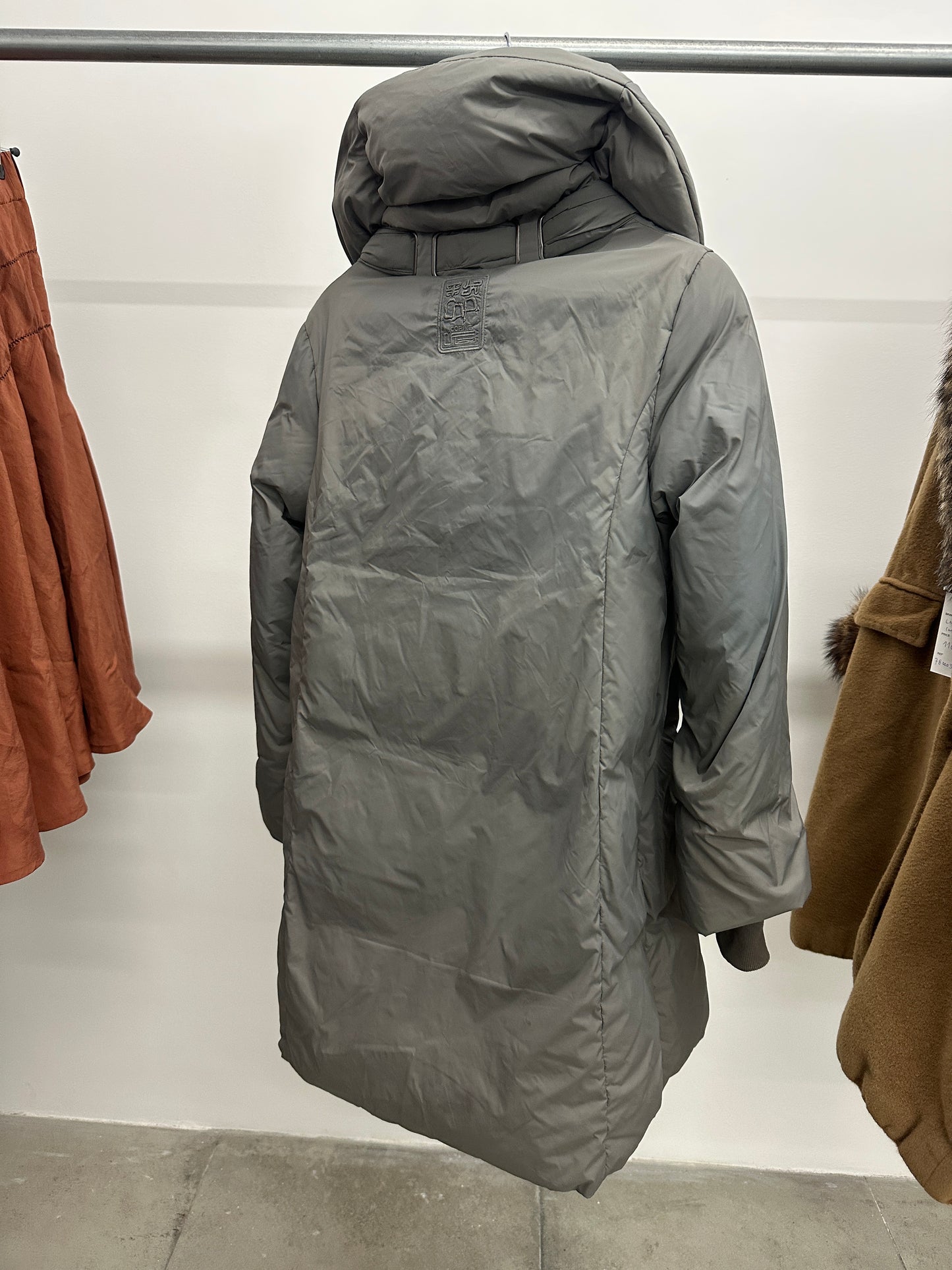 COP COPINE long grey puffer jacket (S)