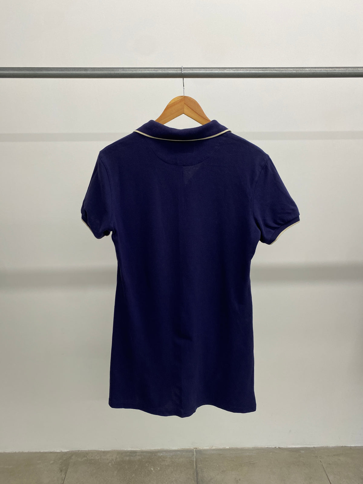 Burberry blue cotton mid-length dress (L)