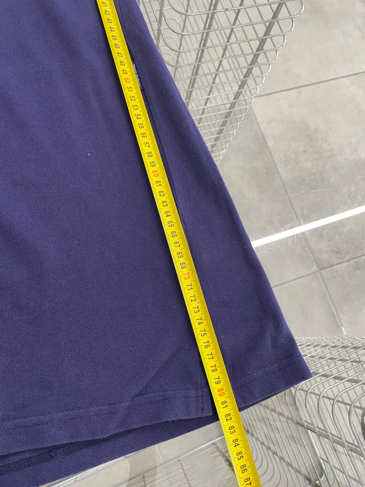 Burberry blue cotton mid-length dress (L)