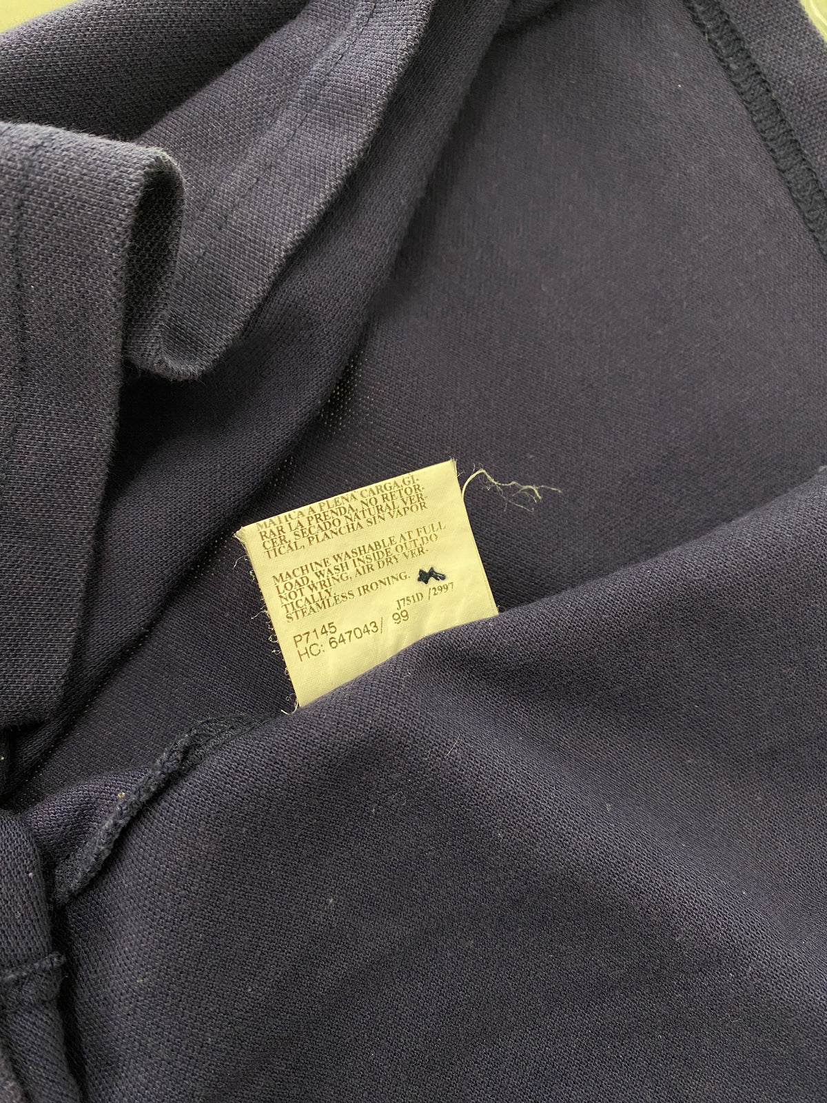 Burberry blue cotton mid-length dress (L)