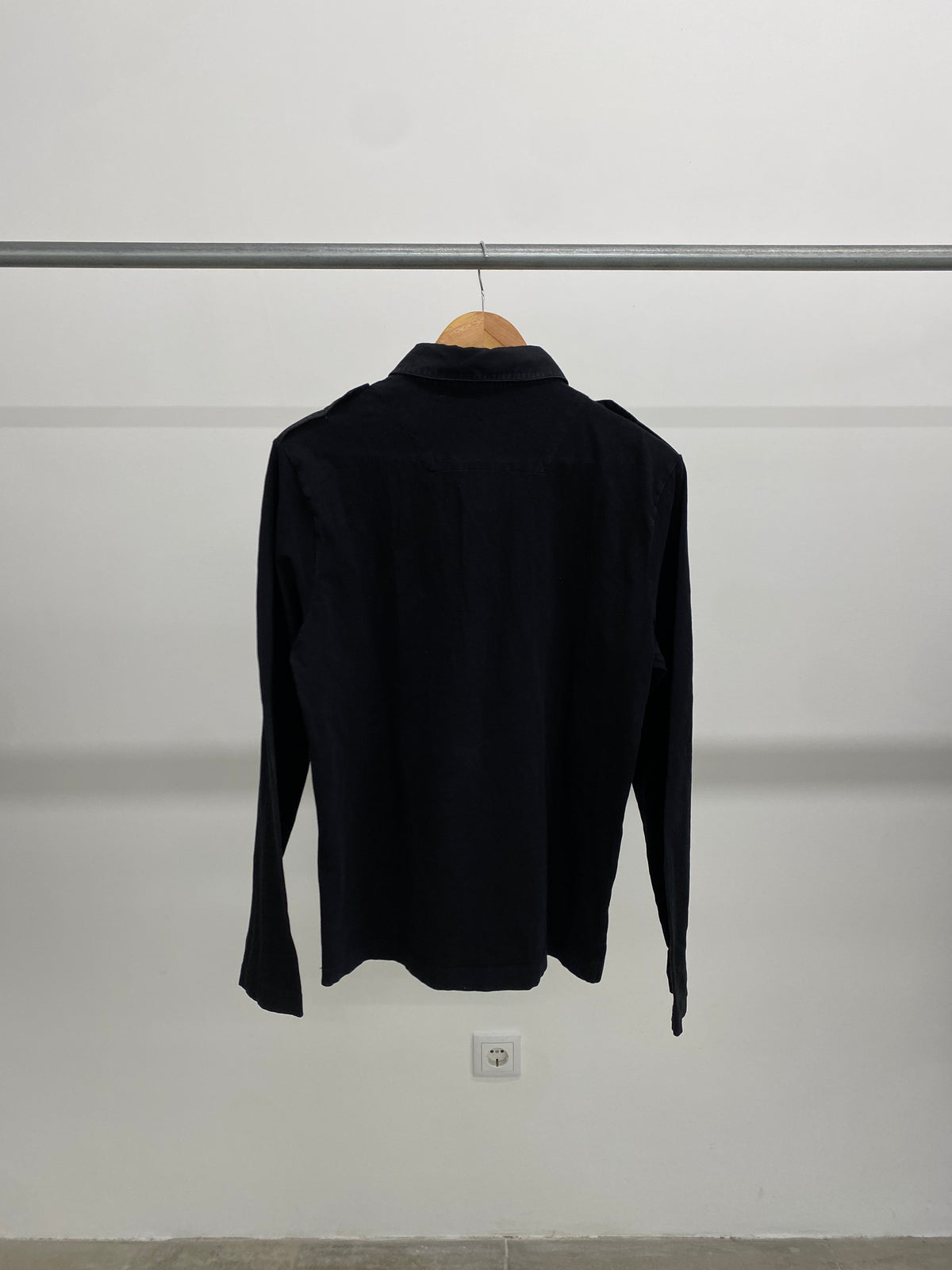 Bikkembergs black cotton shirt (L)