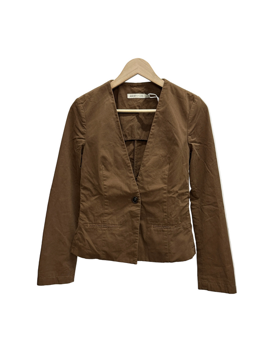SEE BY CHLOÉ brown v-neck blazer (S)