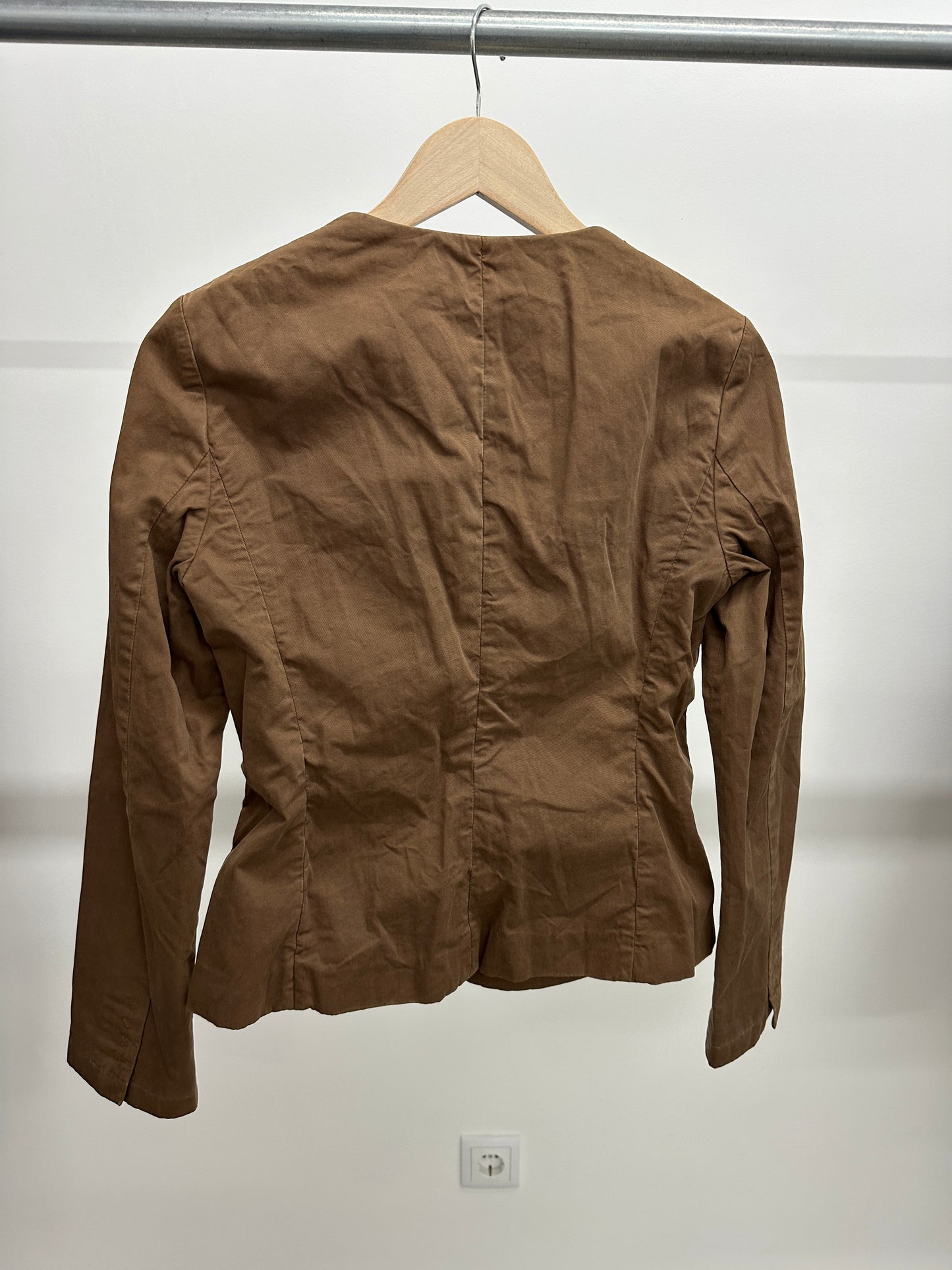 SEE BY CHLOÉ brown v-neck blazer (S)