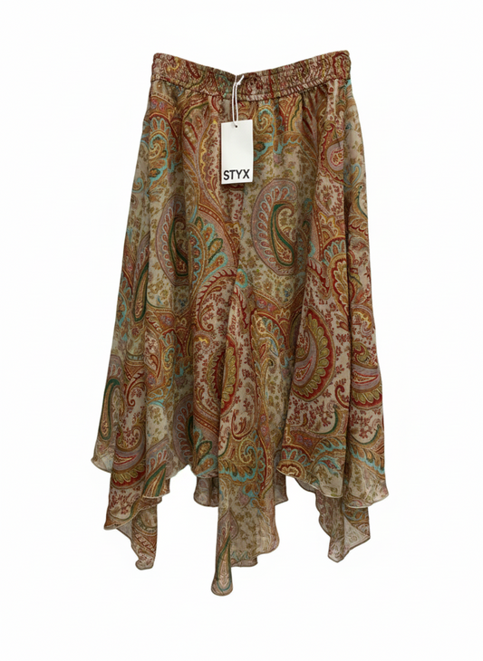 JOSEPH boho asymmetrical skirt (S)