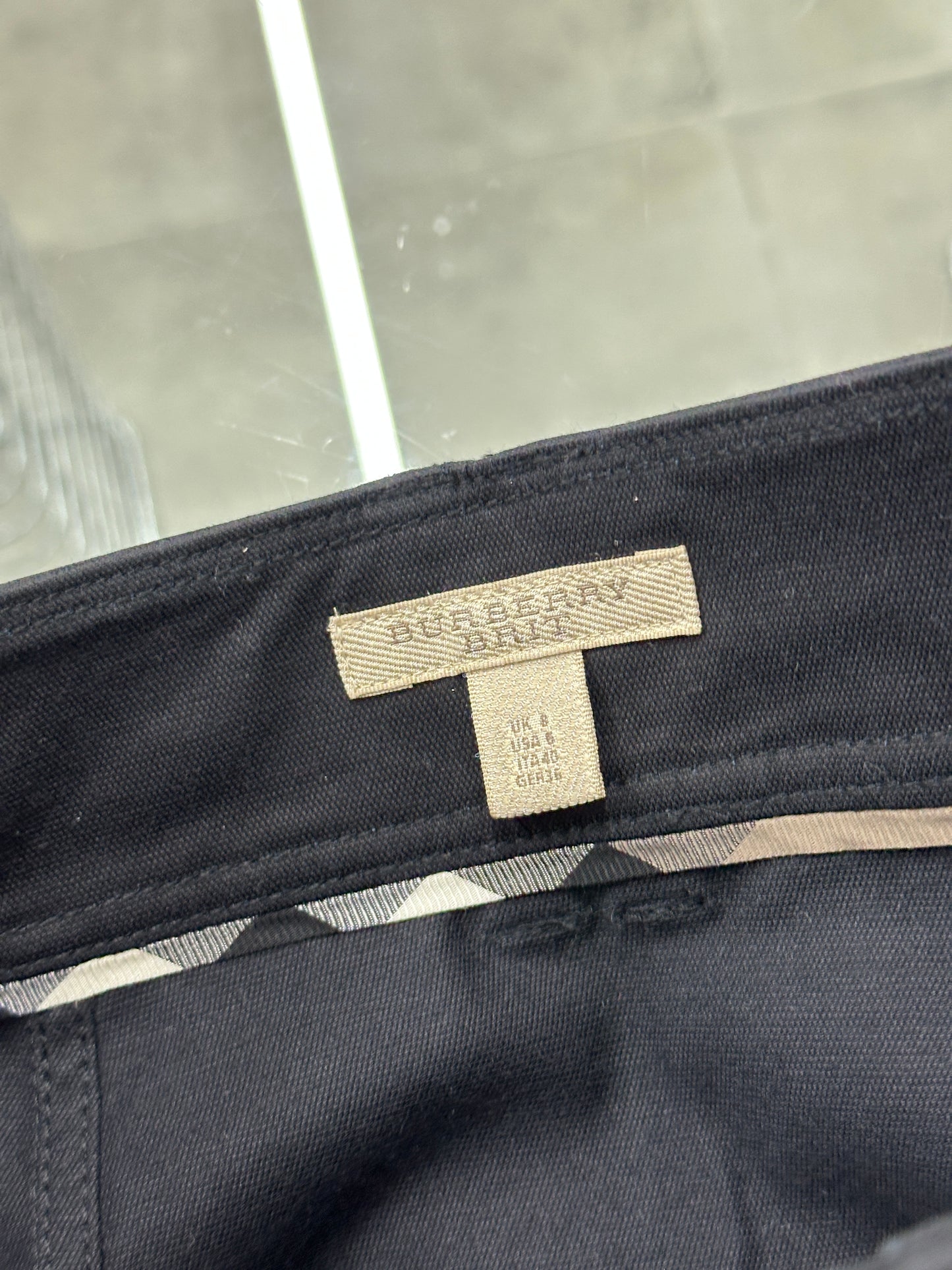 BURBERRY skirt w/belt (S)