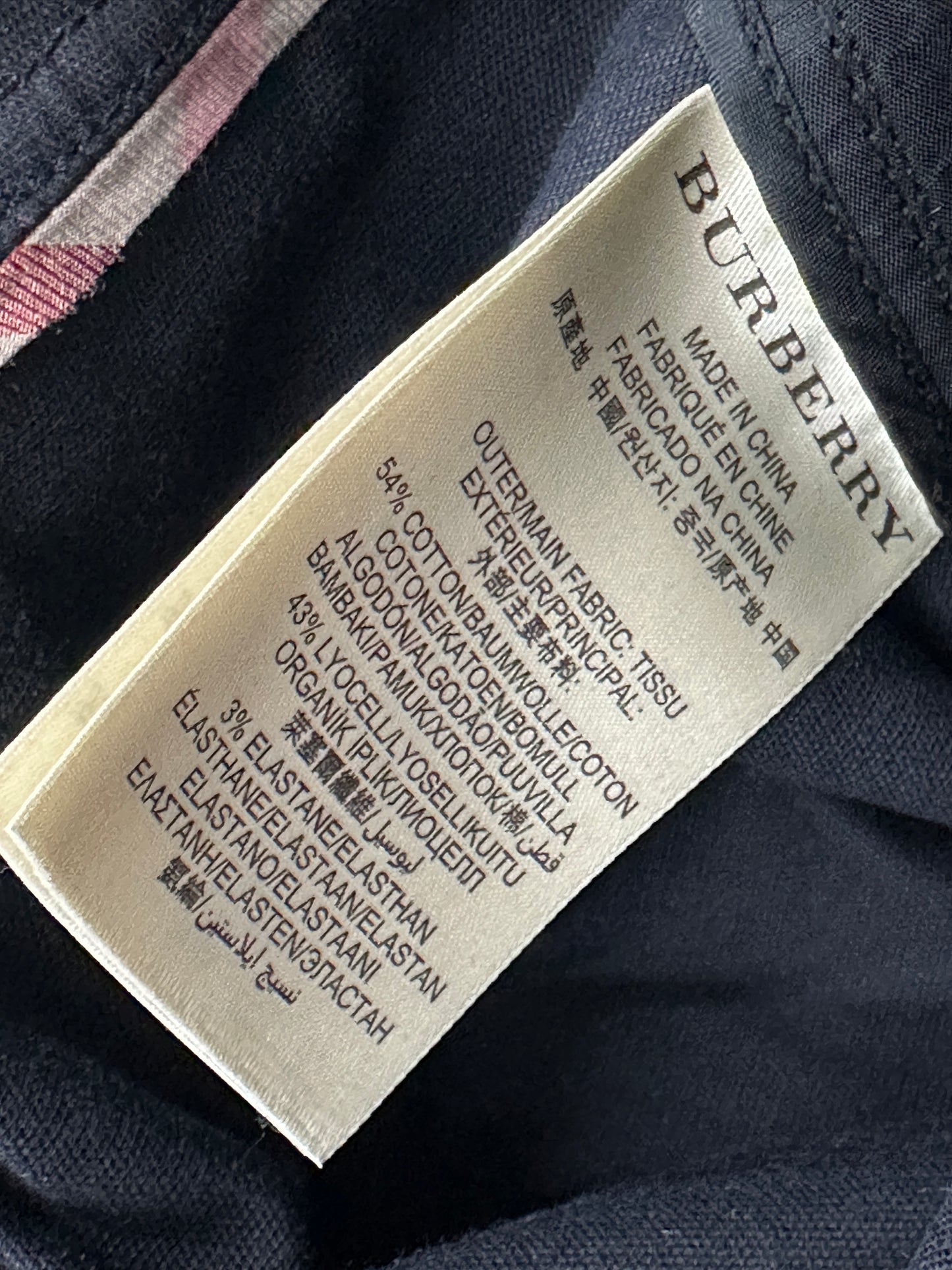 BURBERRY skirt w/belt (S)