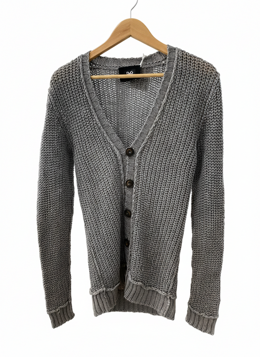 DOLCE & GABBANA grey cardigan (XS)