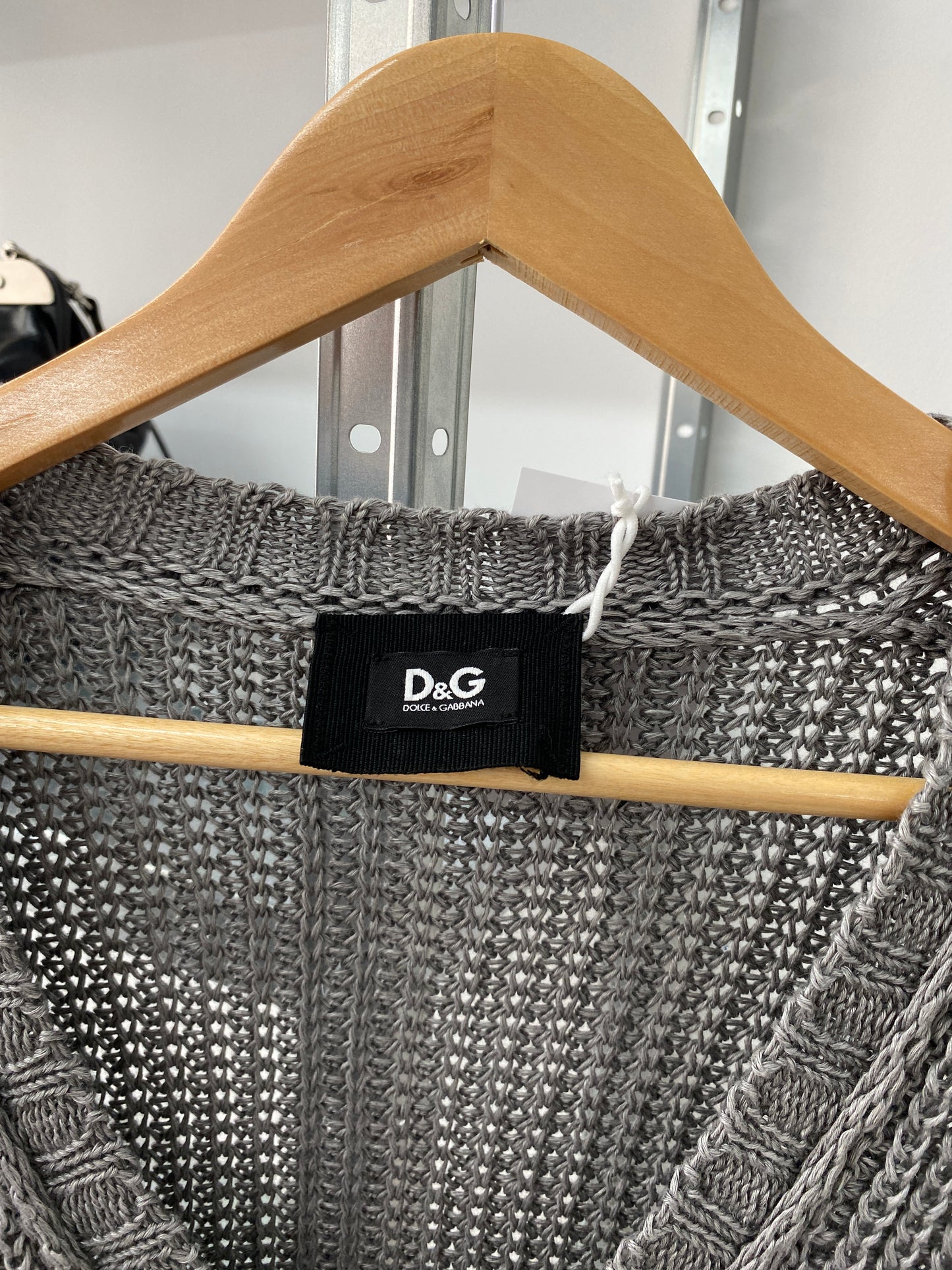 DOLCE & GABBANA grey cardigan (XS)
