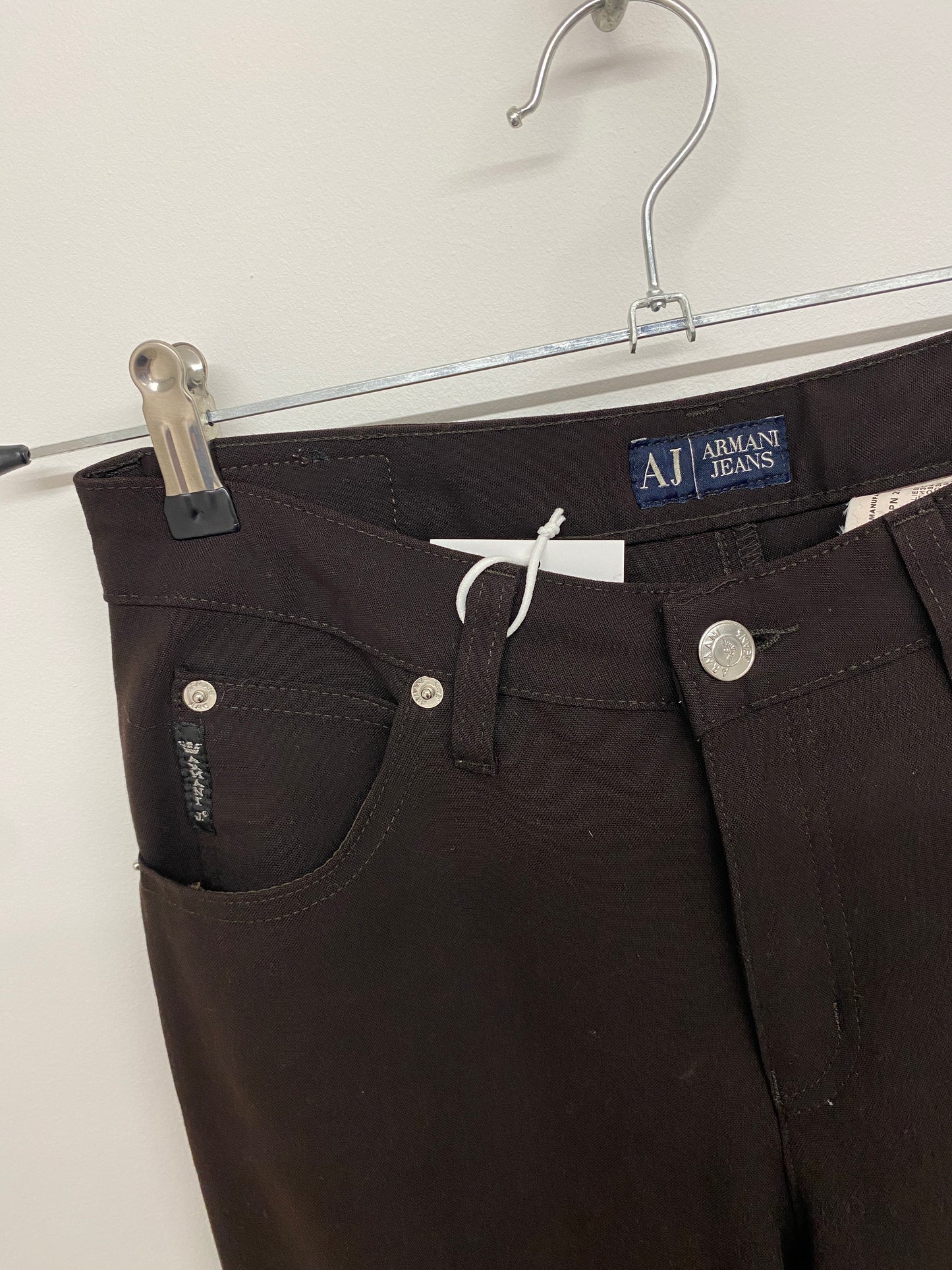 ARMANI dark brown trousers (XS)