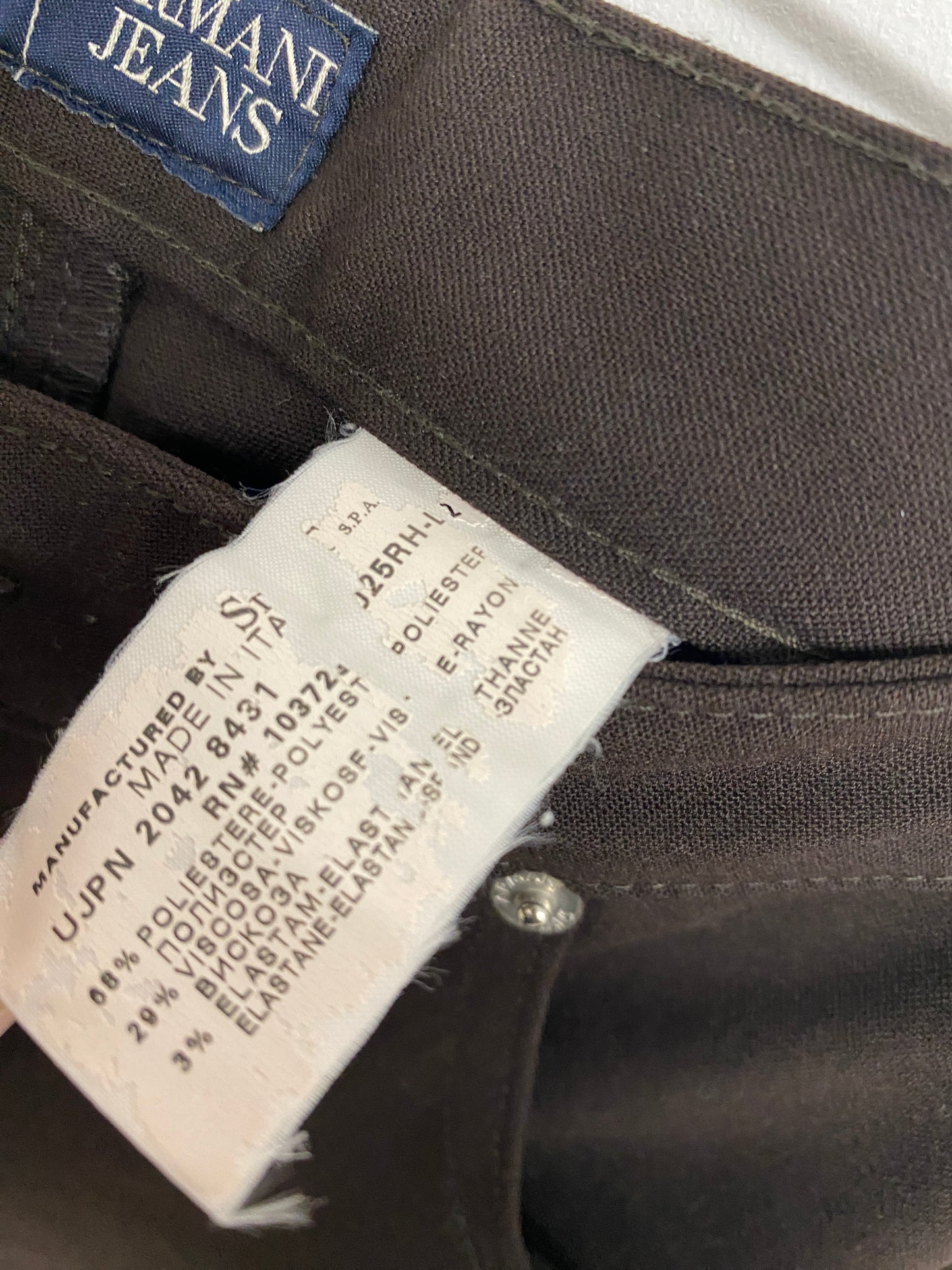 ARMANI dark brown trousers (XS)