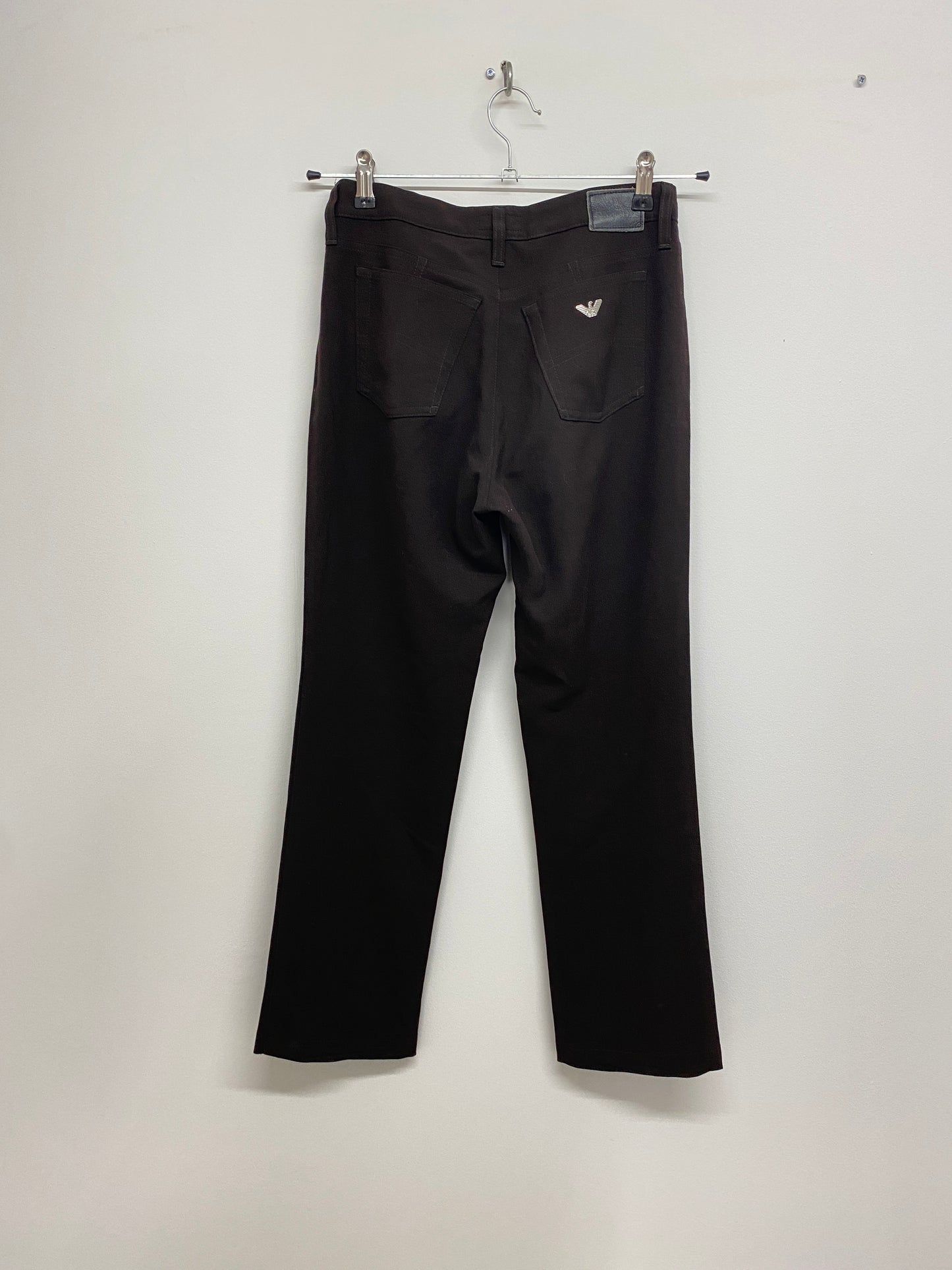 ARMANI dark brown trousers (XS)