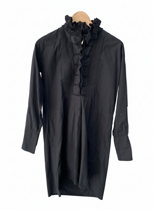 ISABEL MARANT tunic dress ruffled collar (S)