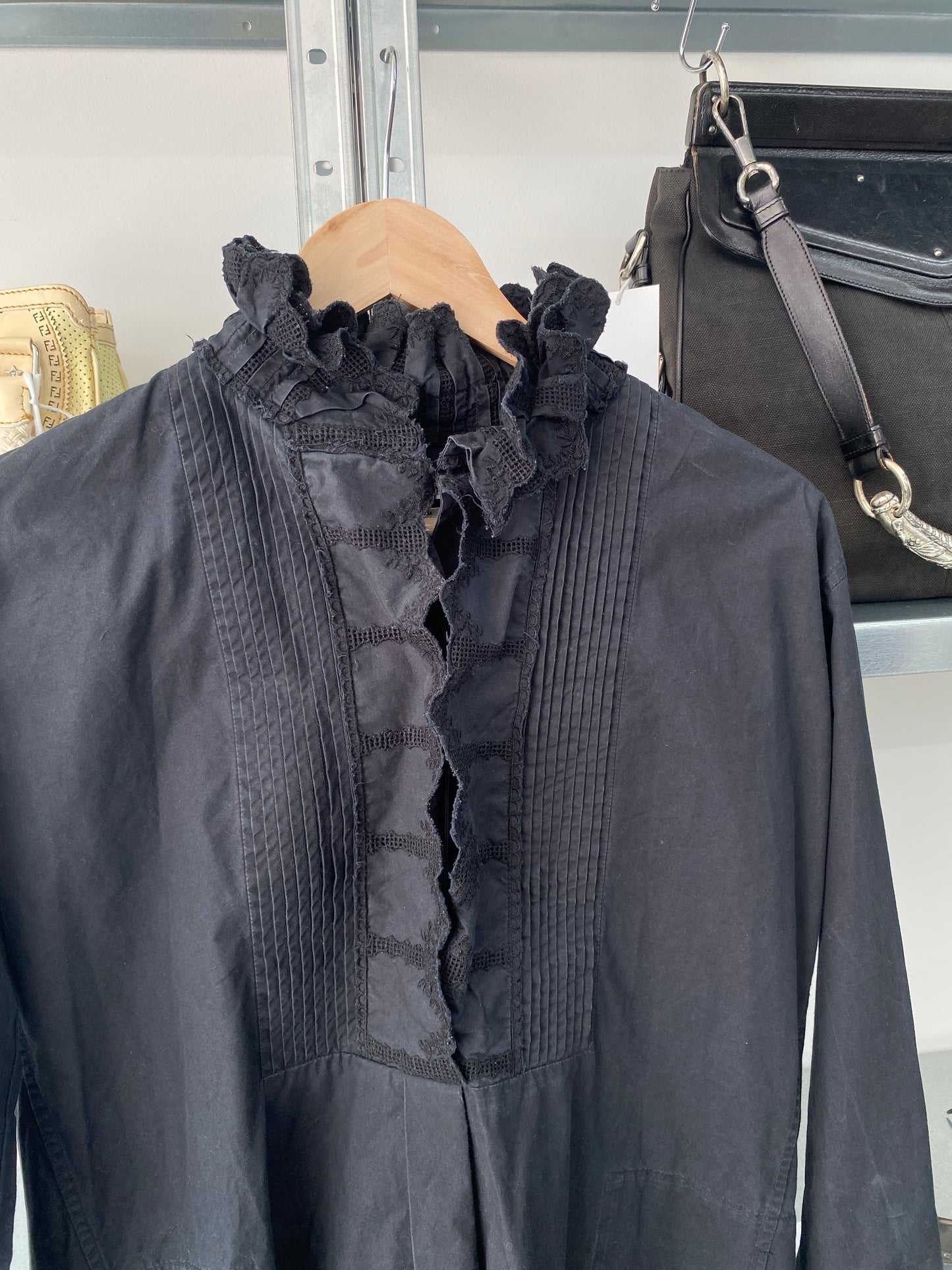 ISABEL MARANT tunic dress ruffled collar (S)