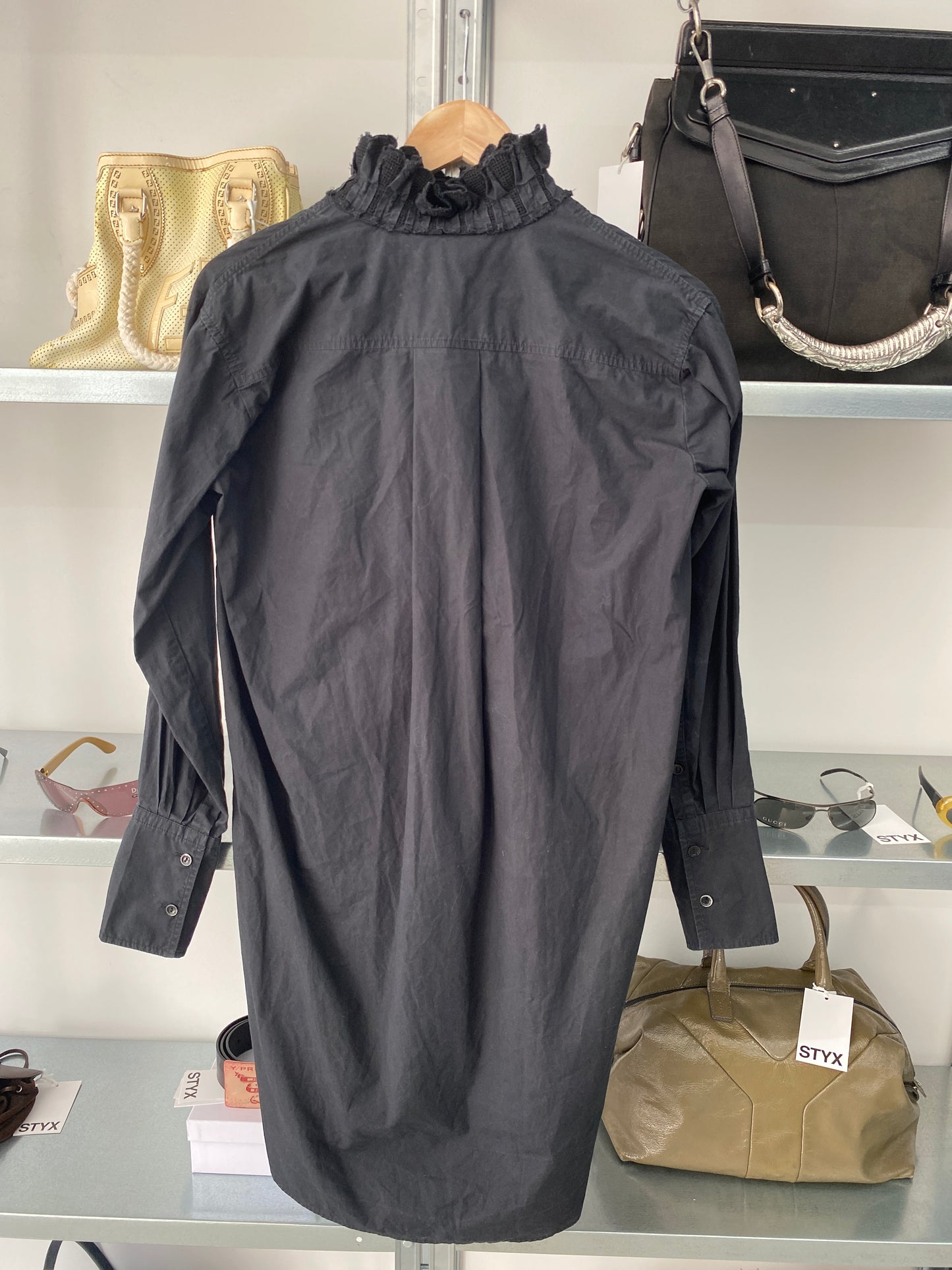 ISABEL MARANT tunic dress ruffled collar (S)