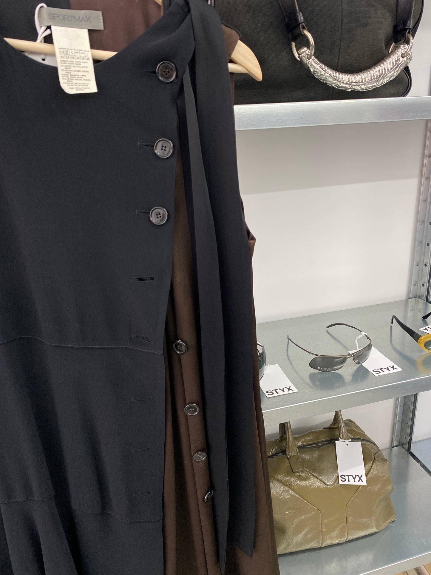 SPORTSMAX black and brown dress (L)